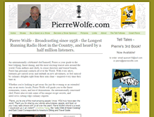 Tablet Screenshot of pierrewolfe.com